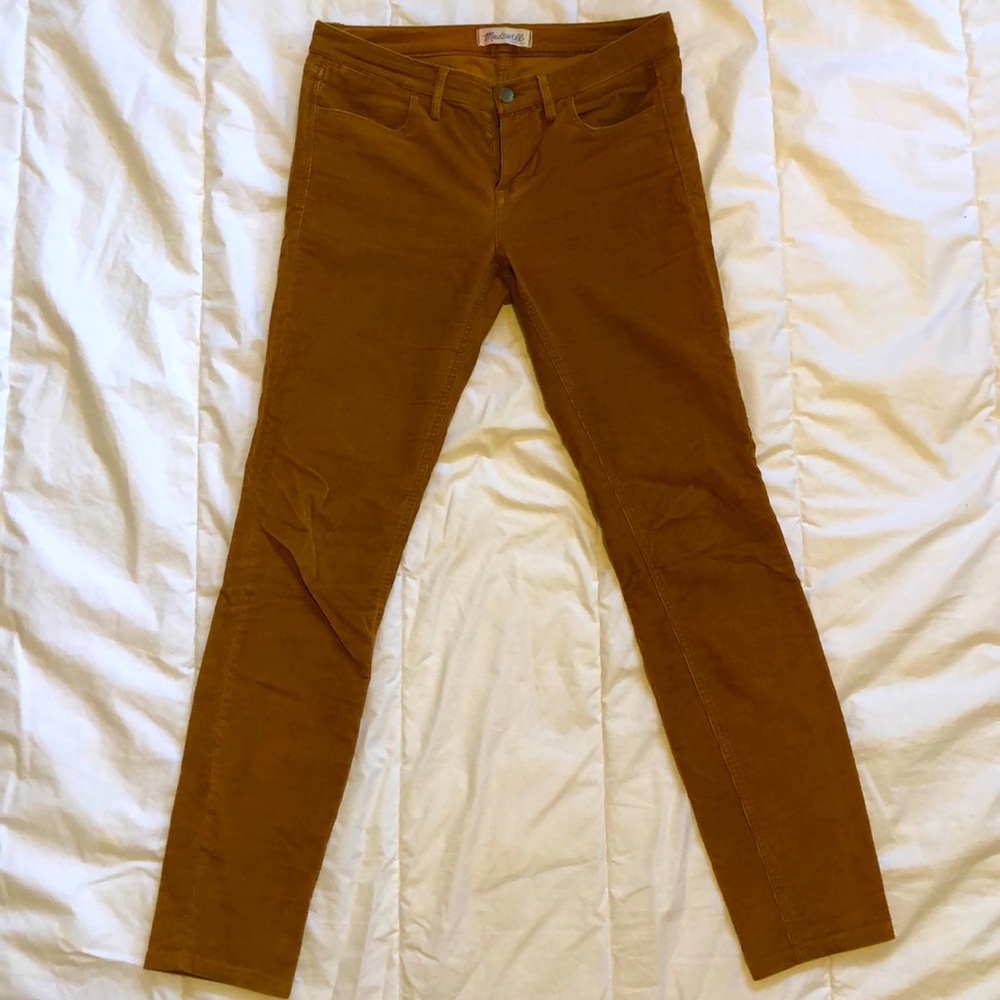 Madewell mustard cords 27x32